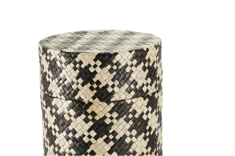 Woven Naturals Palm Black Tan Artistic