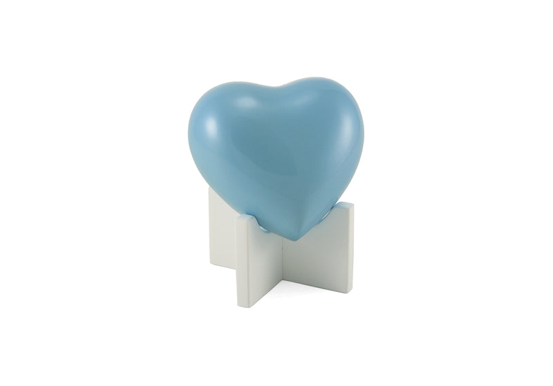 Arielle Pearl Blue Heart with CMAWHS Stand