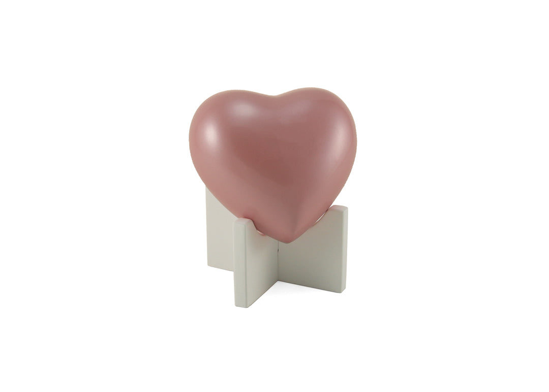 Arielle Pearl Pink Heart with CMAWHS Stand