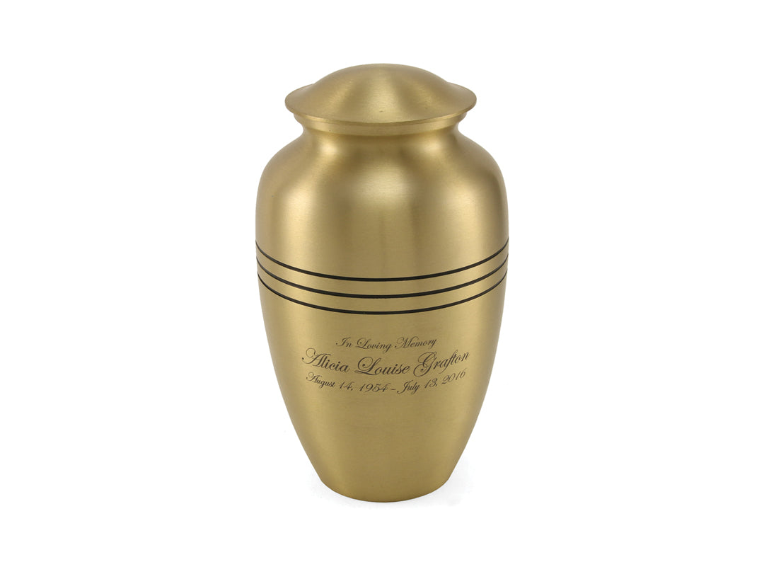 Classic Bronze Large Engraved