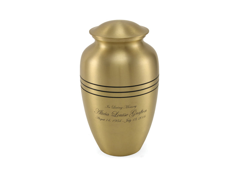Classic Bronze Large Engraved