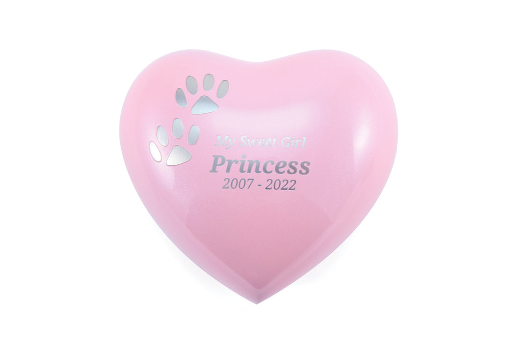 Arielle Pink Paw Engraved
