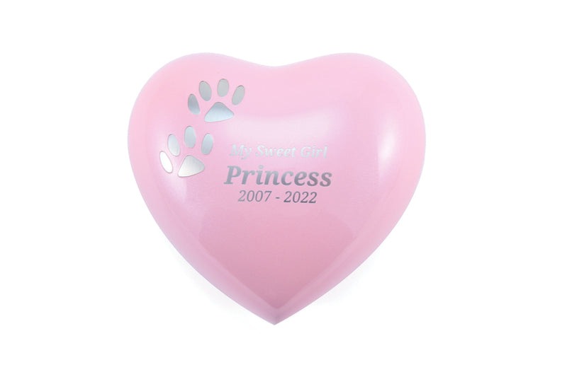 Arielle Pink Paw Engraved
