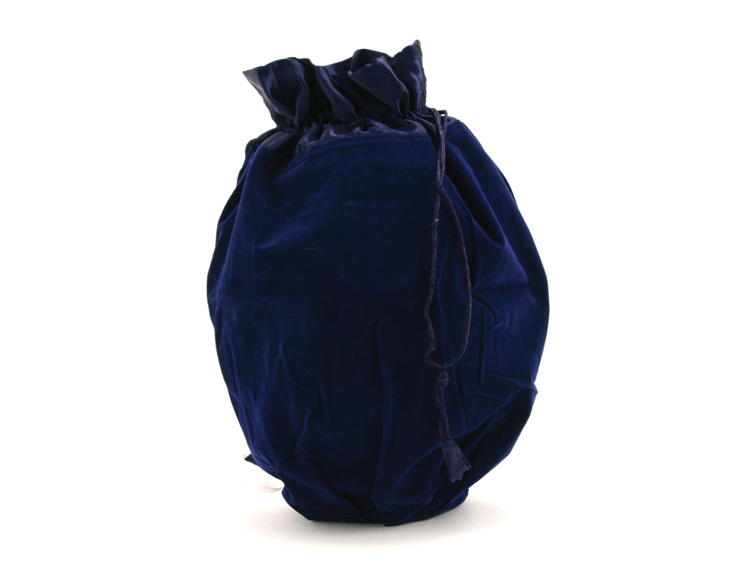 Sapphire Velvet Urn Bag