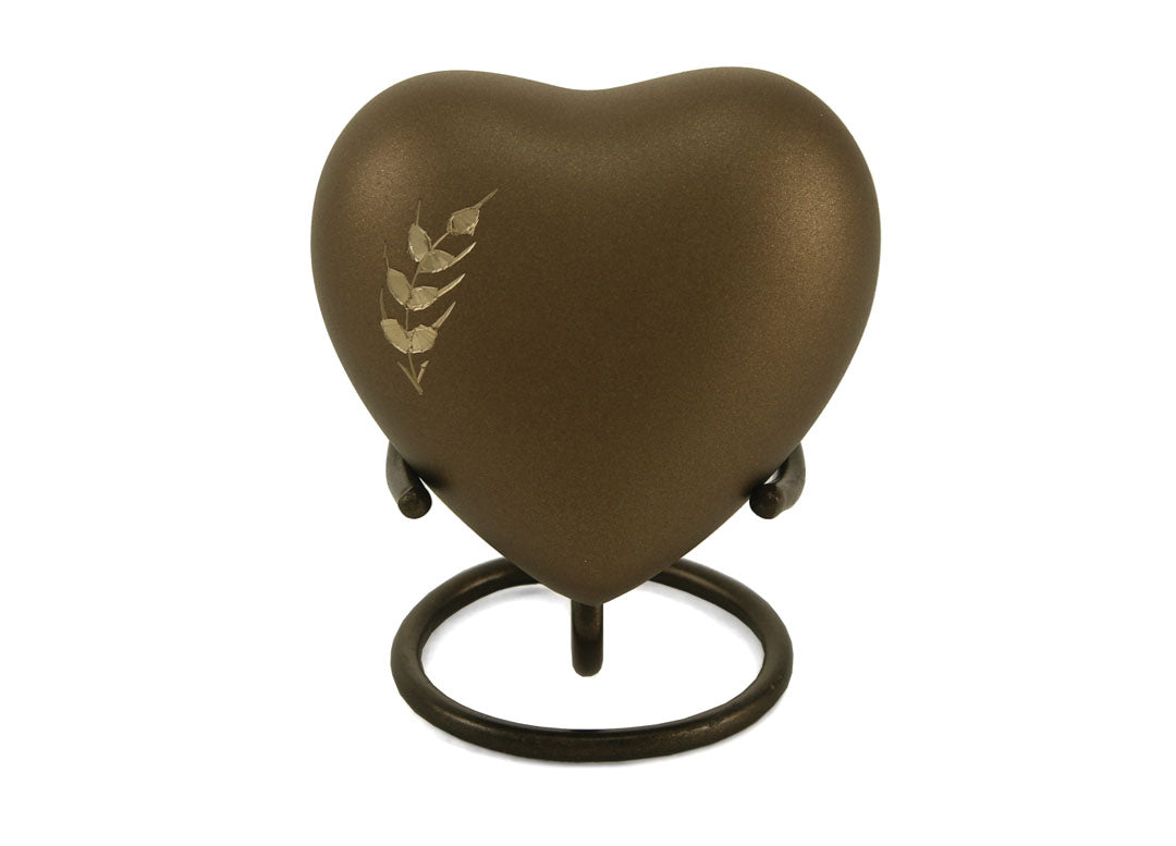 Aria Wheat Heart Keepsake
