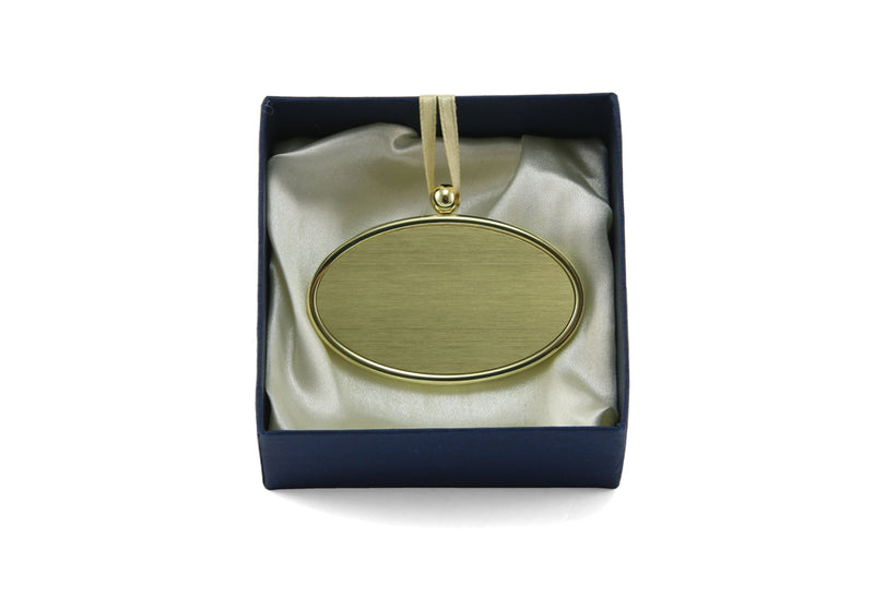Golden Oval Pendant