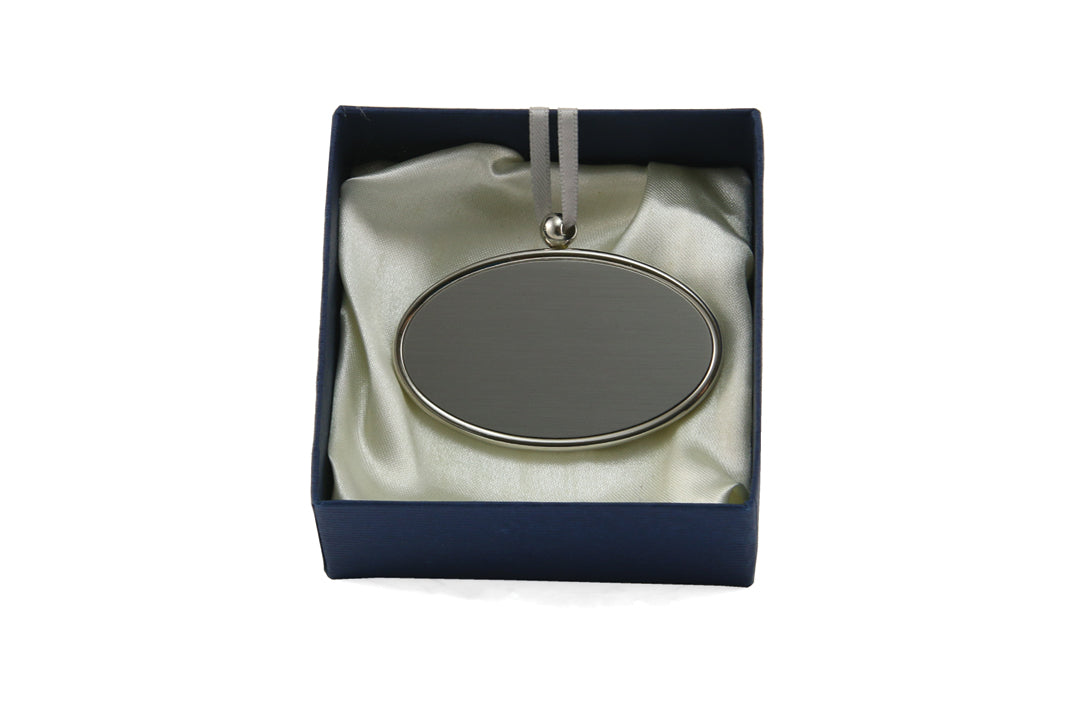 Silver Oval Pendant