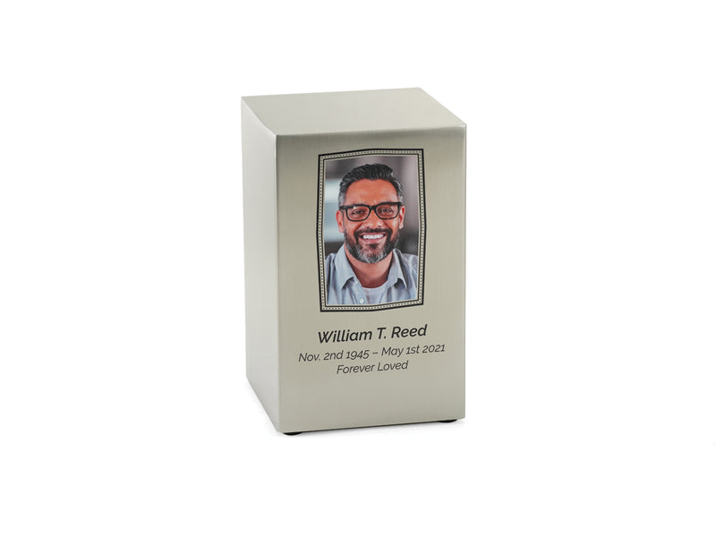 Beaumont Box Pewter Photo Printed