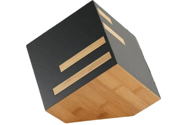 Icon Matte Black & Bamboo Angled