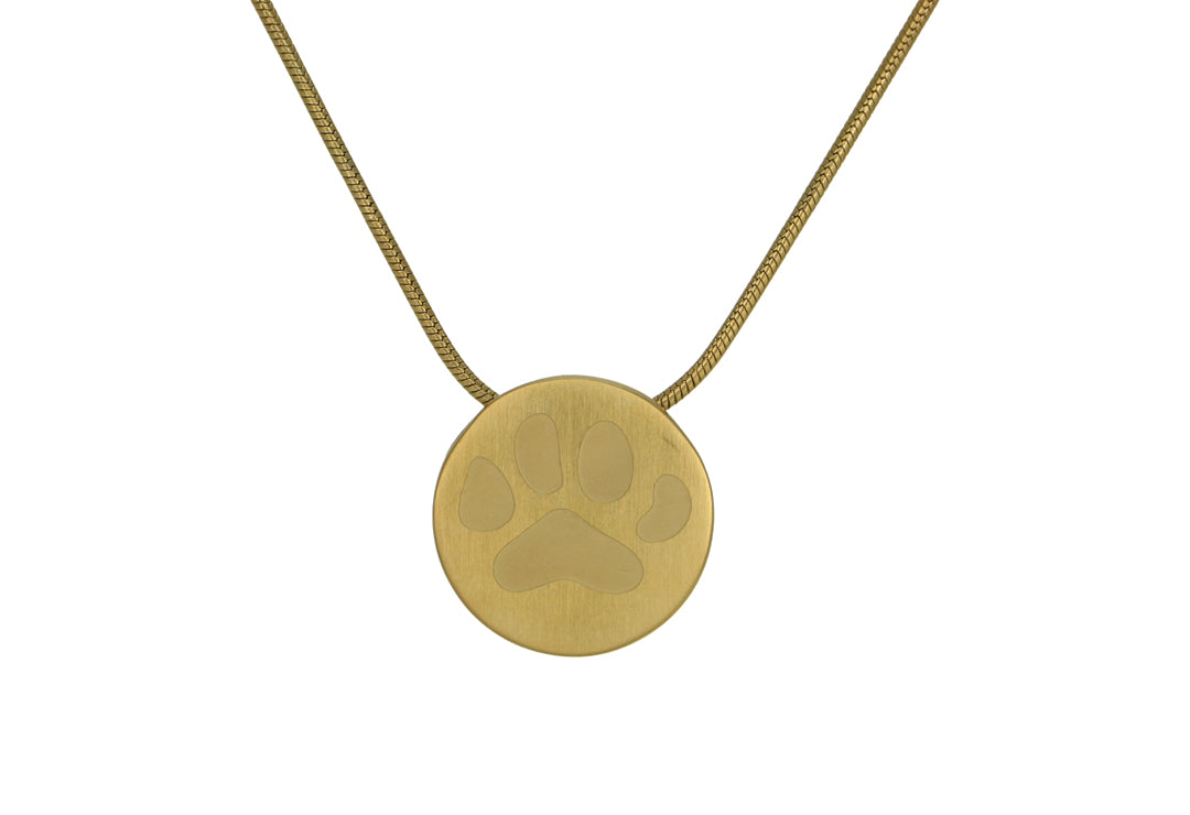 Bronze Round with Large Paw