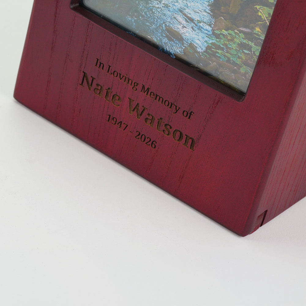 Photo Urn Cherry, Full Size Urn